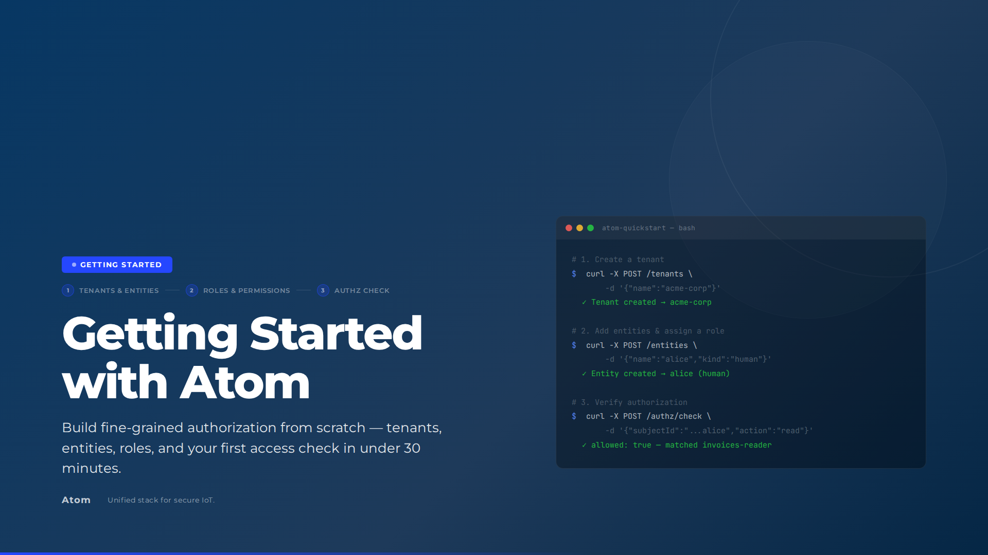 Getting Started with Atom v0.1.0: Fine-Grained Authorization in Practice