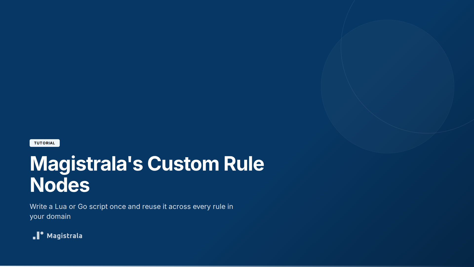 How to Reuse Rule Logic with Magistrala Custom Nodes
